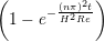 (           )
                  − (nπ)2t
             1 − e  H2Re